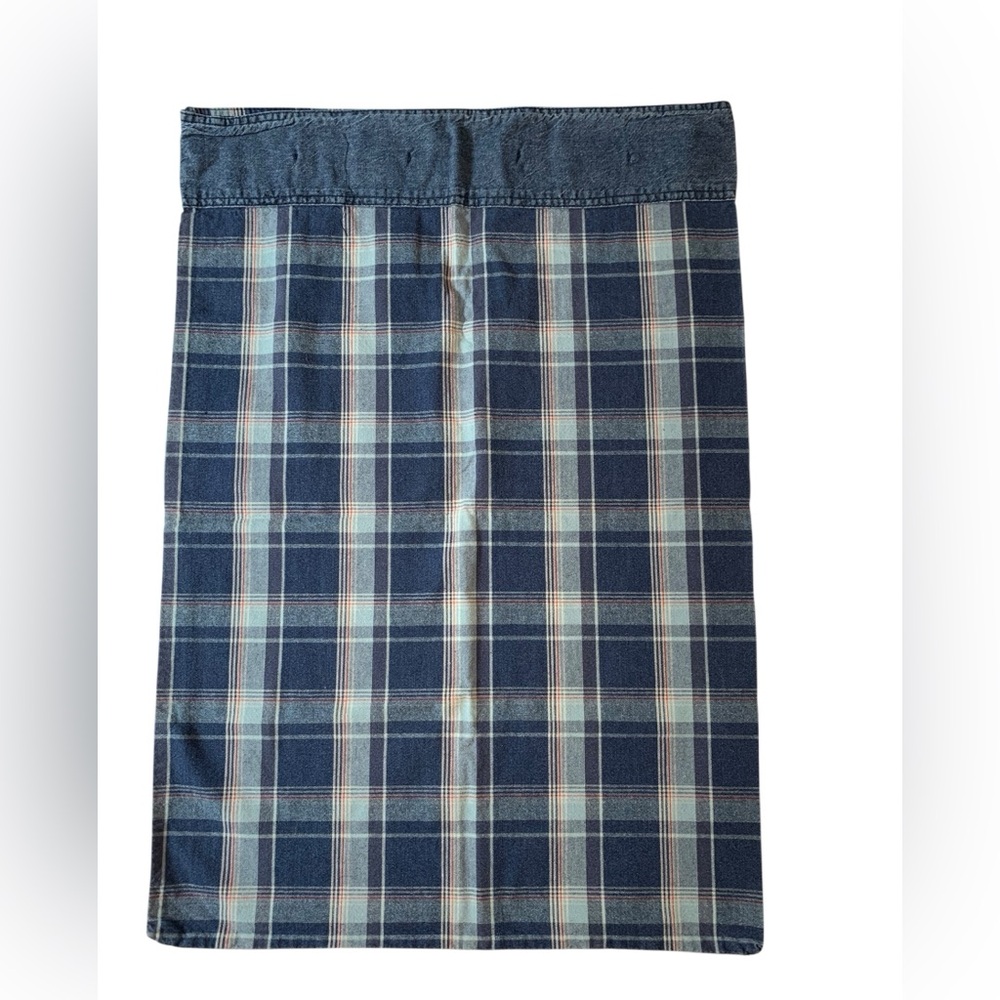 Charter Club Blue 2 Plaid Pillow Shams 1 Standard Size 1 Euro Size - Picture 3 of 8